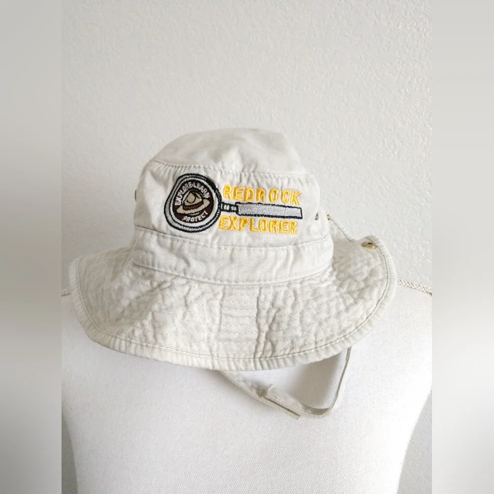 Broner Toddler Sun Hat Sedona AZ Red Rock Explorer Beige Khaki Safari Ages 2 - 4